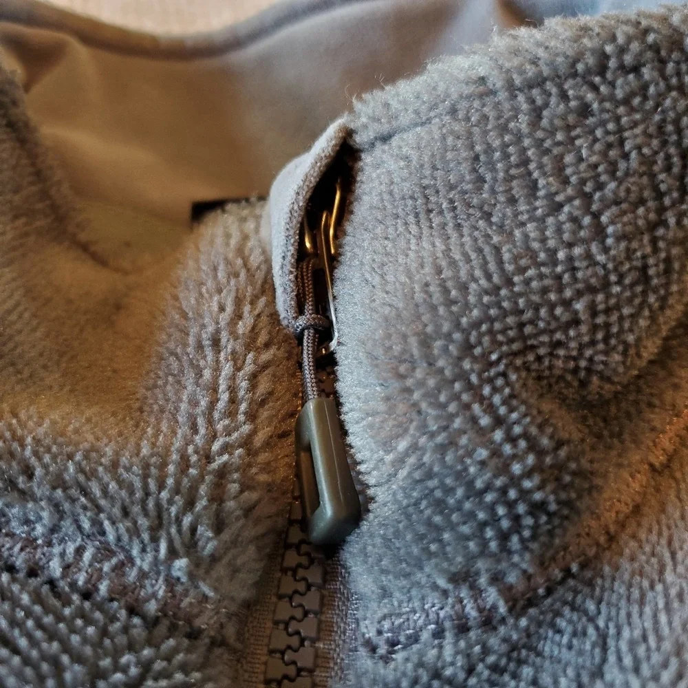 Patagonia R4 Regulator‎ Polartec Pile Fleece Zip Jacket Gray Mens XL Full Zip